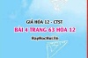 Giải bài 4 trang 63 Hóa 12 Chân trời sáng tạo SGK